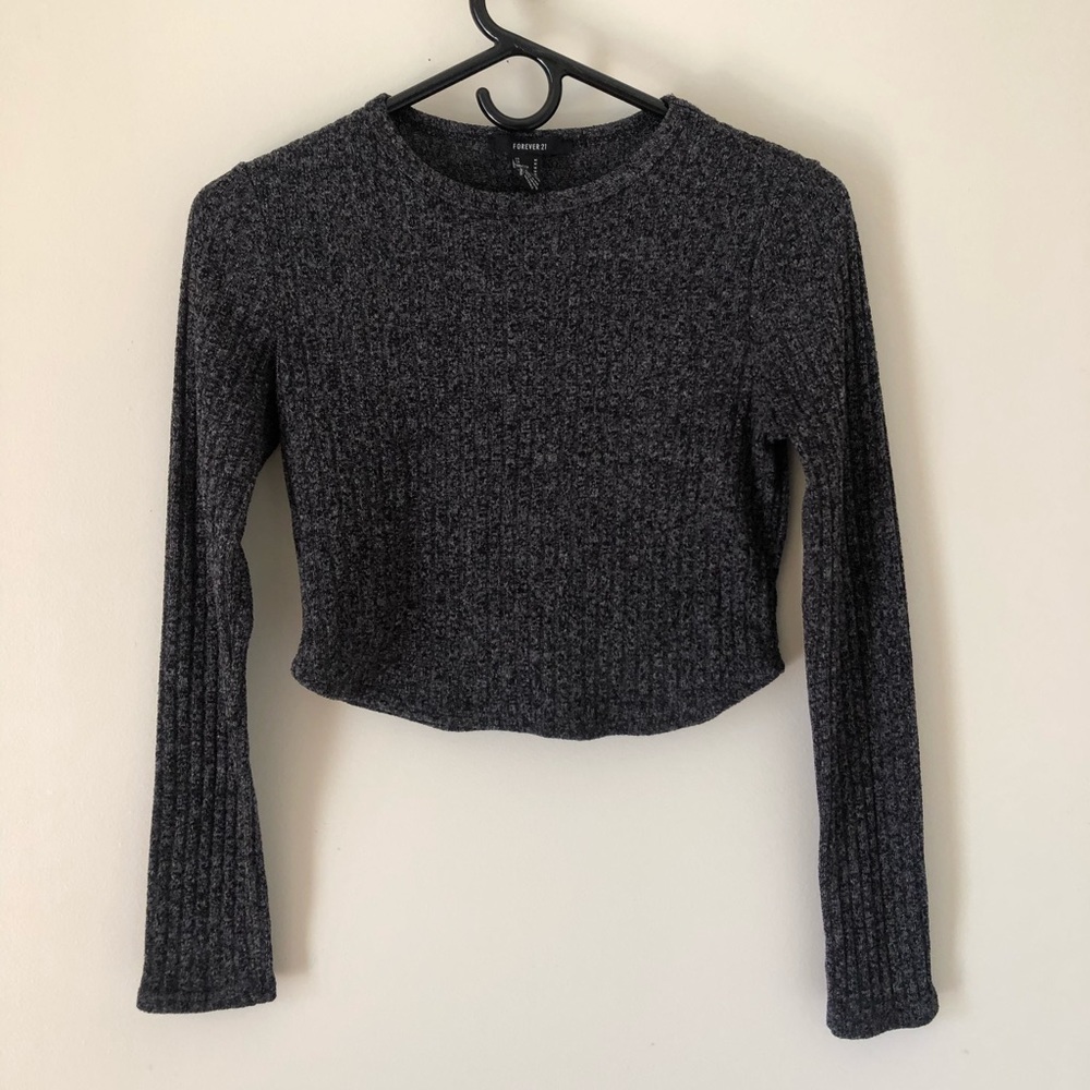 Long sleeve crop top
